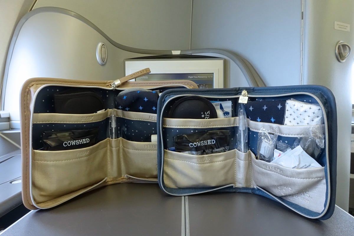 Inside United's New Polaris and PremiumCabin Amenity Kits