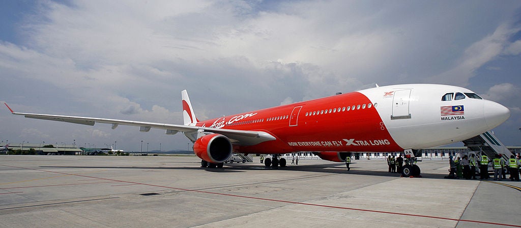 Budget air carrier AirAsia X's first lea