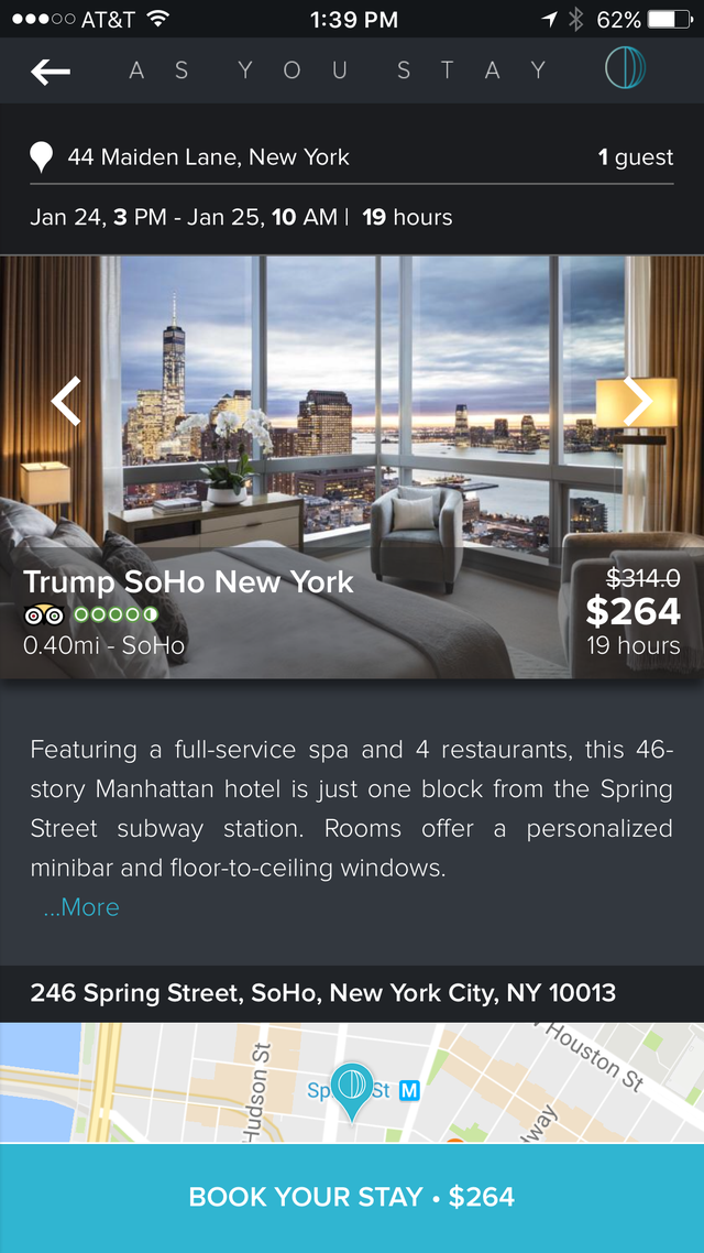 Book Hotels for Hours at a Time With the As You Stay App The Points Guy