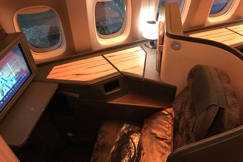 china air 777 300er business class review