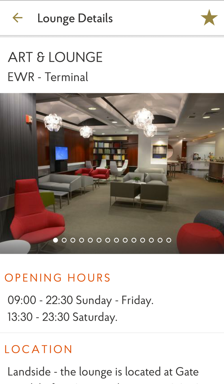 Review The "Art & Lounge" Lounge in Newark (EWR) The Points Guy