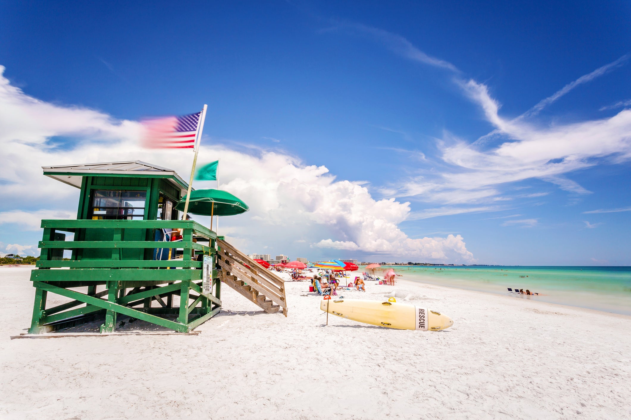 Coast Guard Beach house and beach, Siesta Key