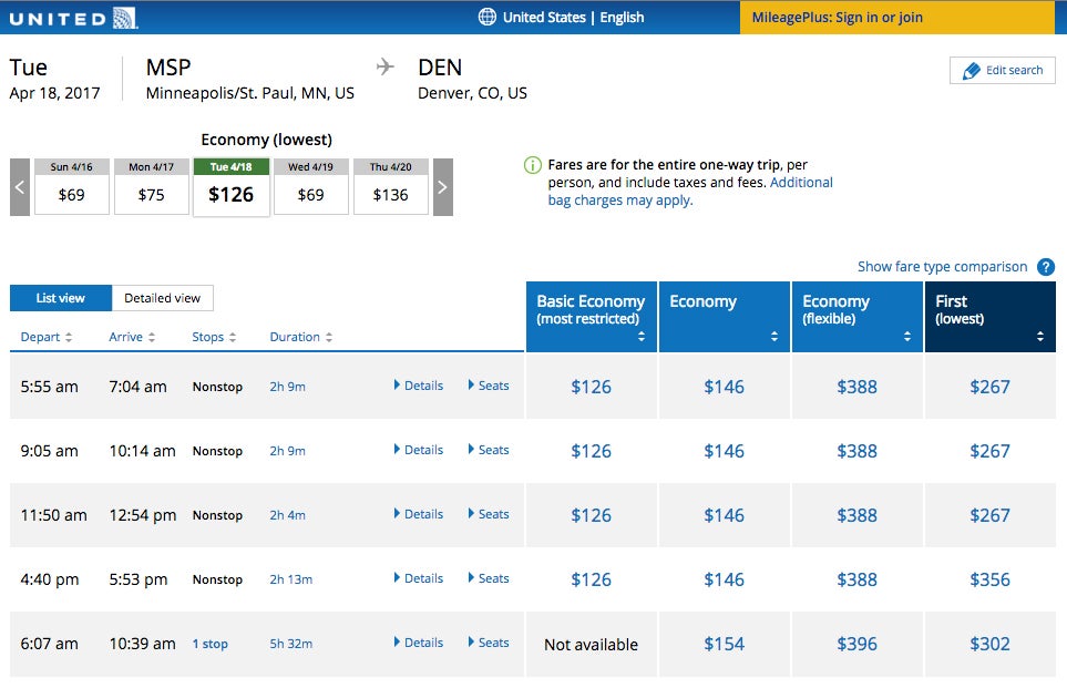 United Begins Selling Basic Economy Fares on Select Routes The Points Guy
