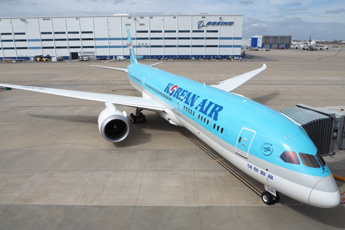 Korean Air 787-9 Dreamliner Tour Business First Economy