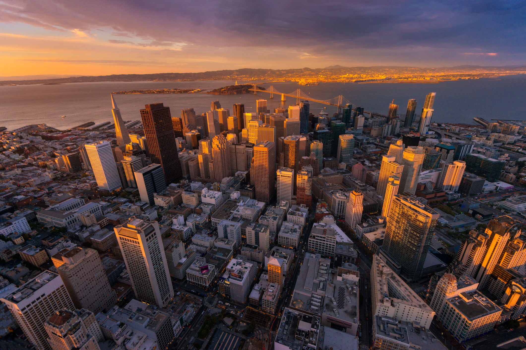 Aerial view San Francisco