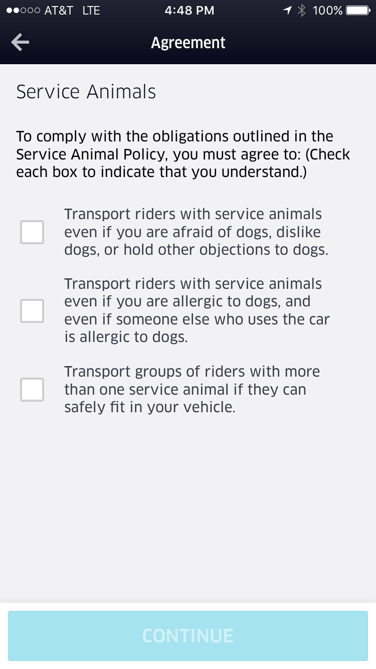 Uber Tells Its Drivers to Accept Service Animals or Lose Their Job The Points Guy