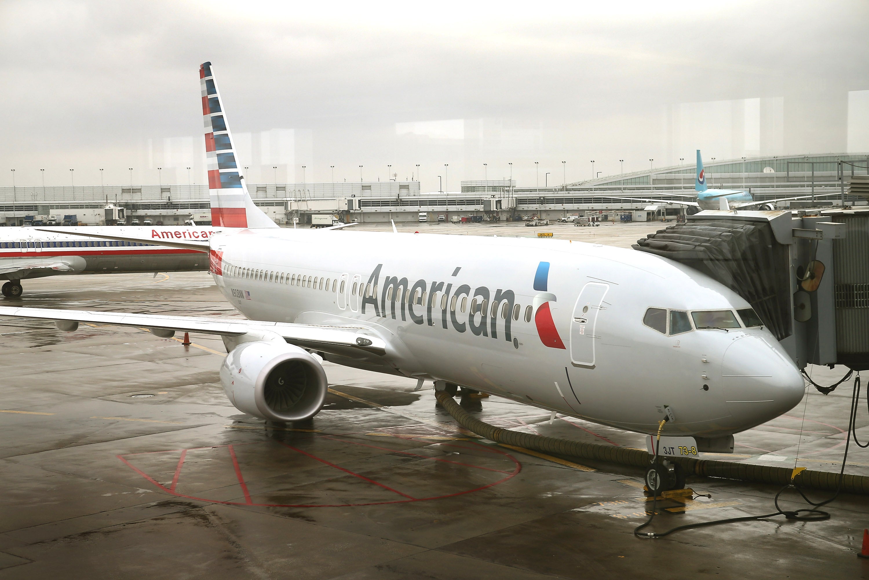 American Airlines Highlights Their Updated Logo On Newly Painted Boeing 737-800's