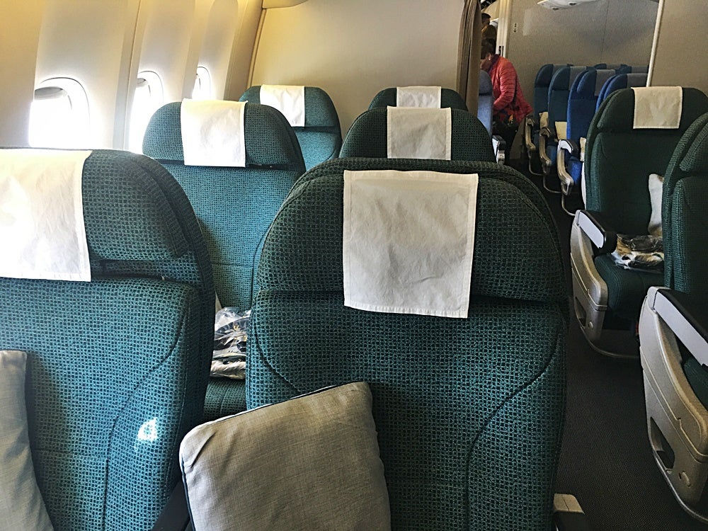 Review Cathay Pacific 777 300er Premium Economy Mad To Hkg The Points Guy