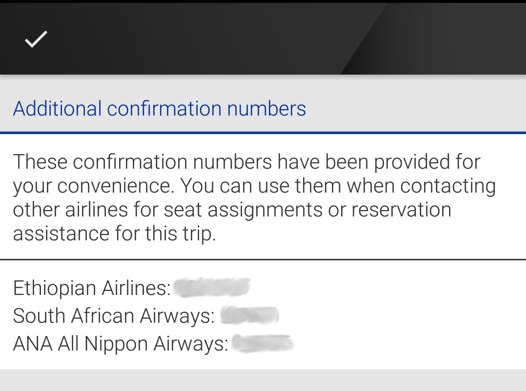 Tip Finding Partner Confirmation Numbers for United Awards