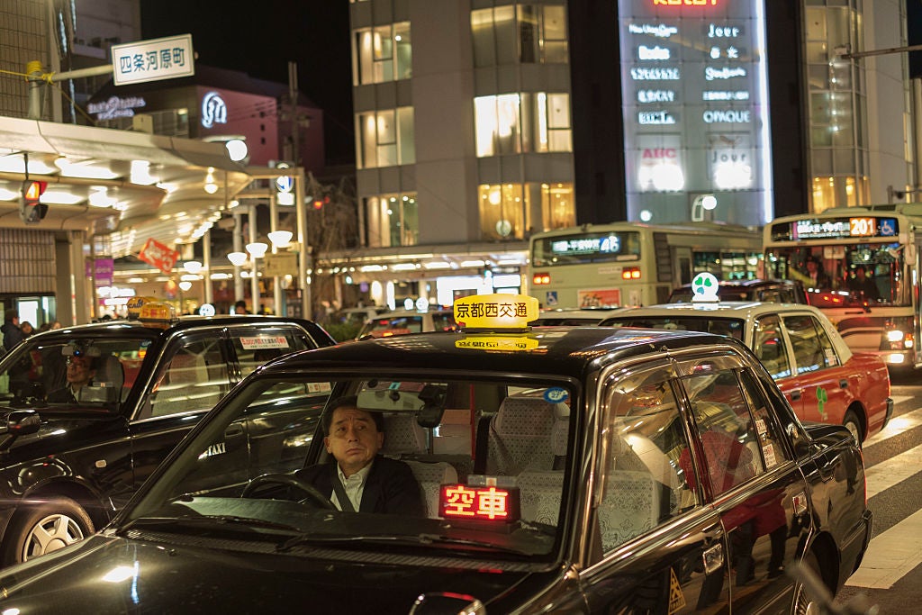 Japan - Kyoto - taxi cab