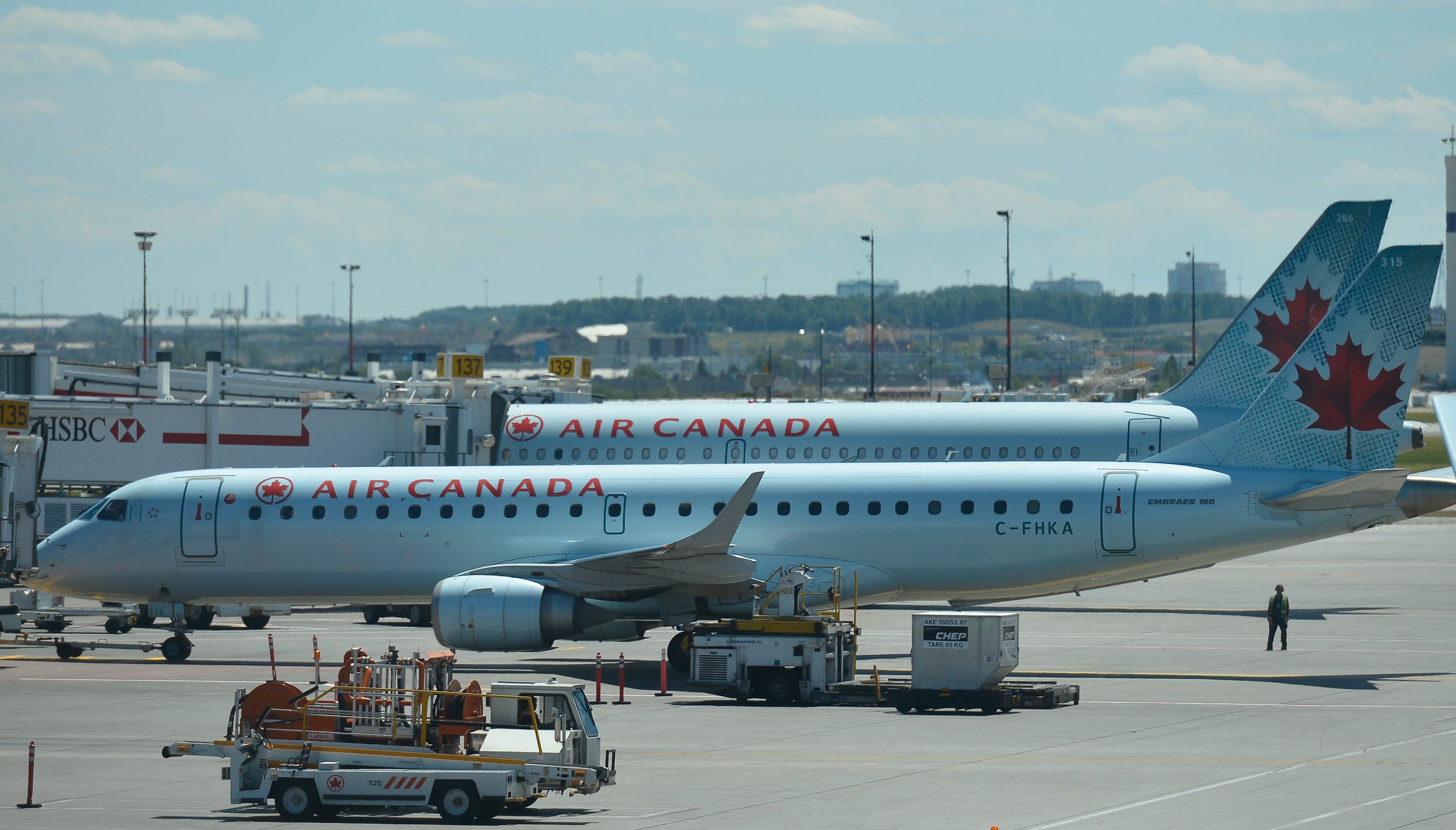 Toronto airport view