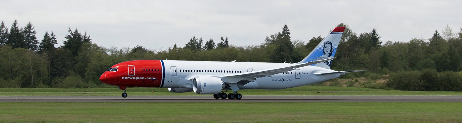 Norwegian Air takeoff - June 13, 2013