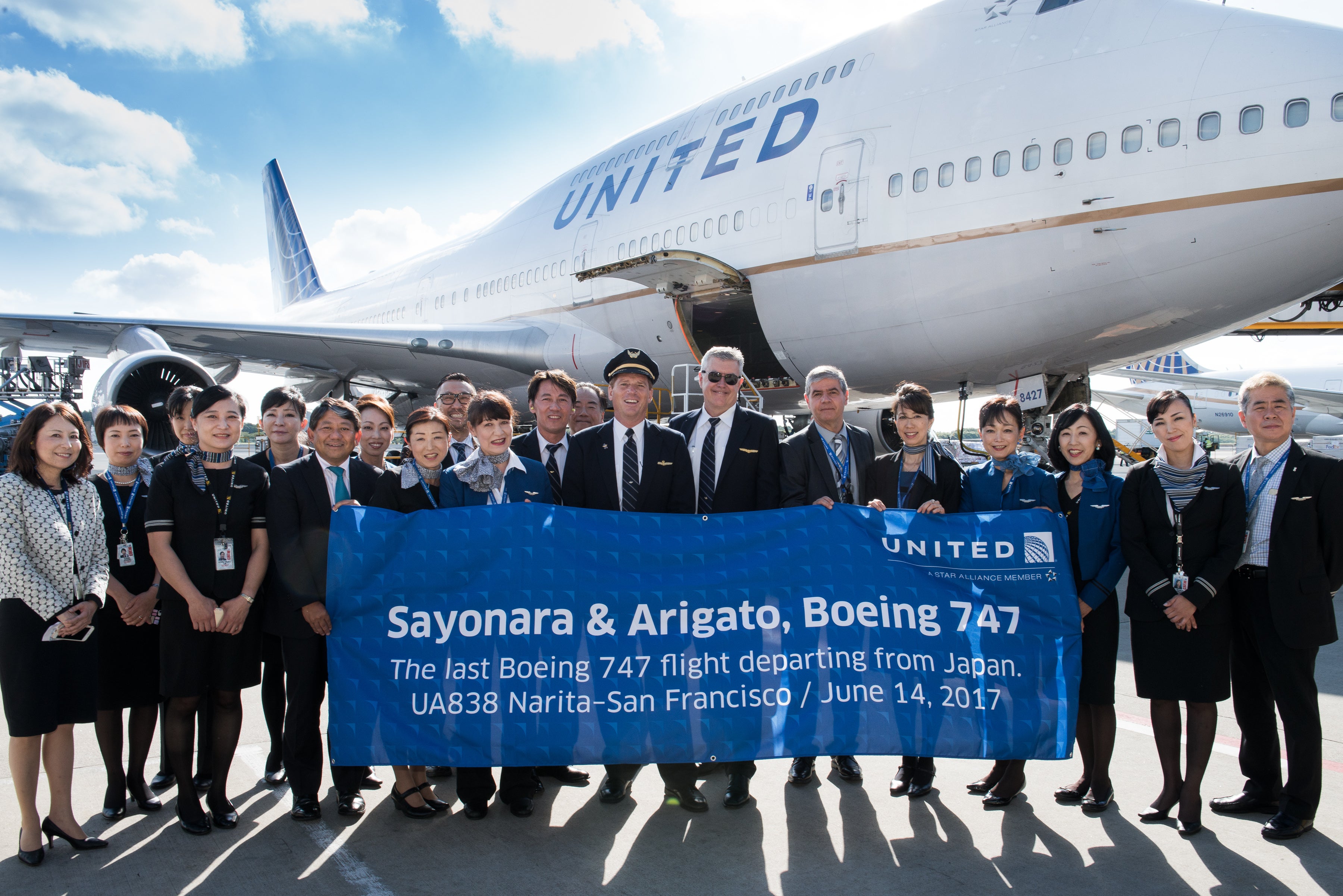 United last 747 Japan