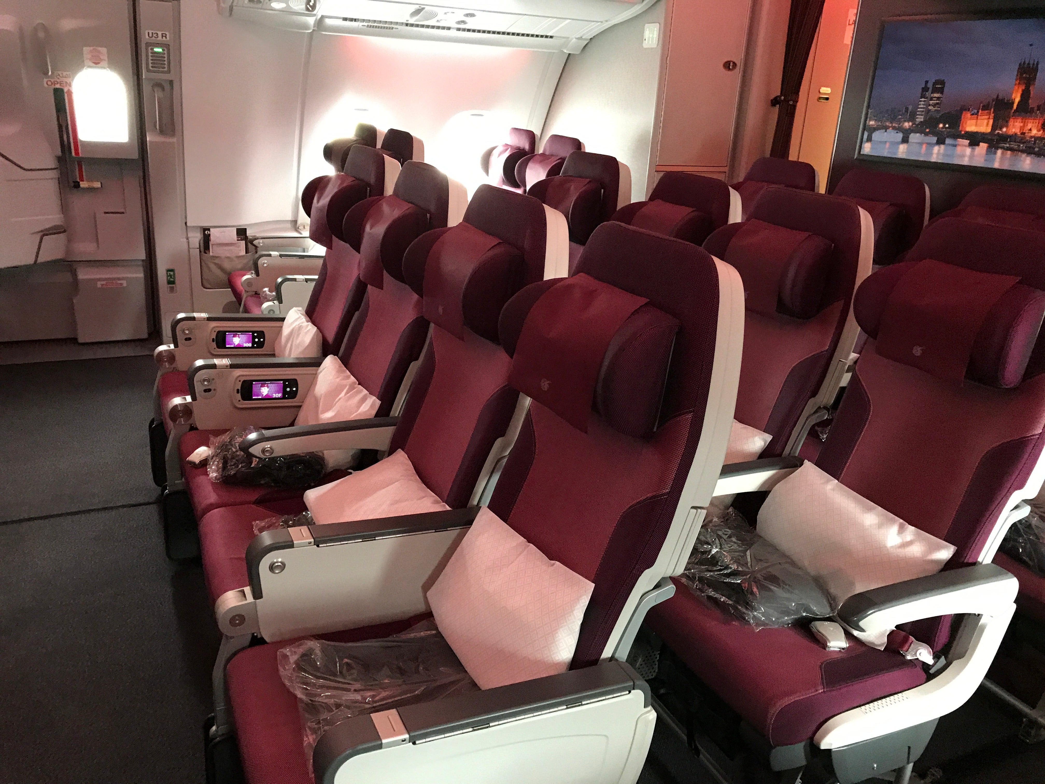 Flight Review Qatar (A380) Economy From London to Doha The Points Guy