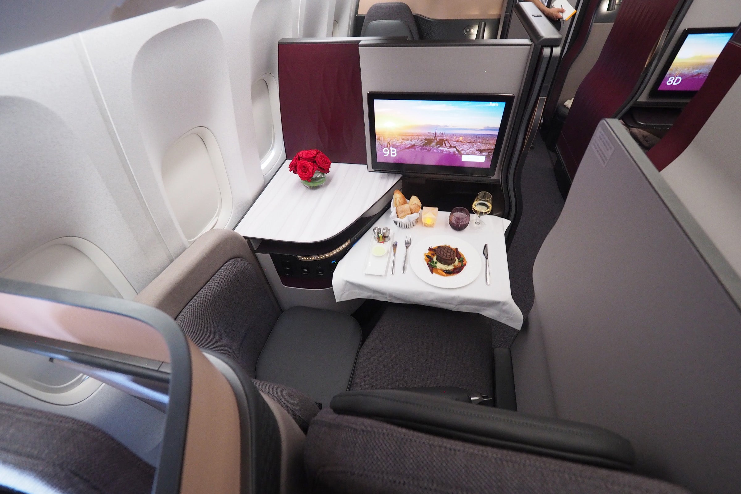 First Look: Qatar Airways Qsuite Business Class