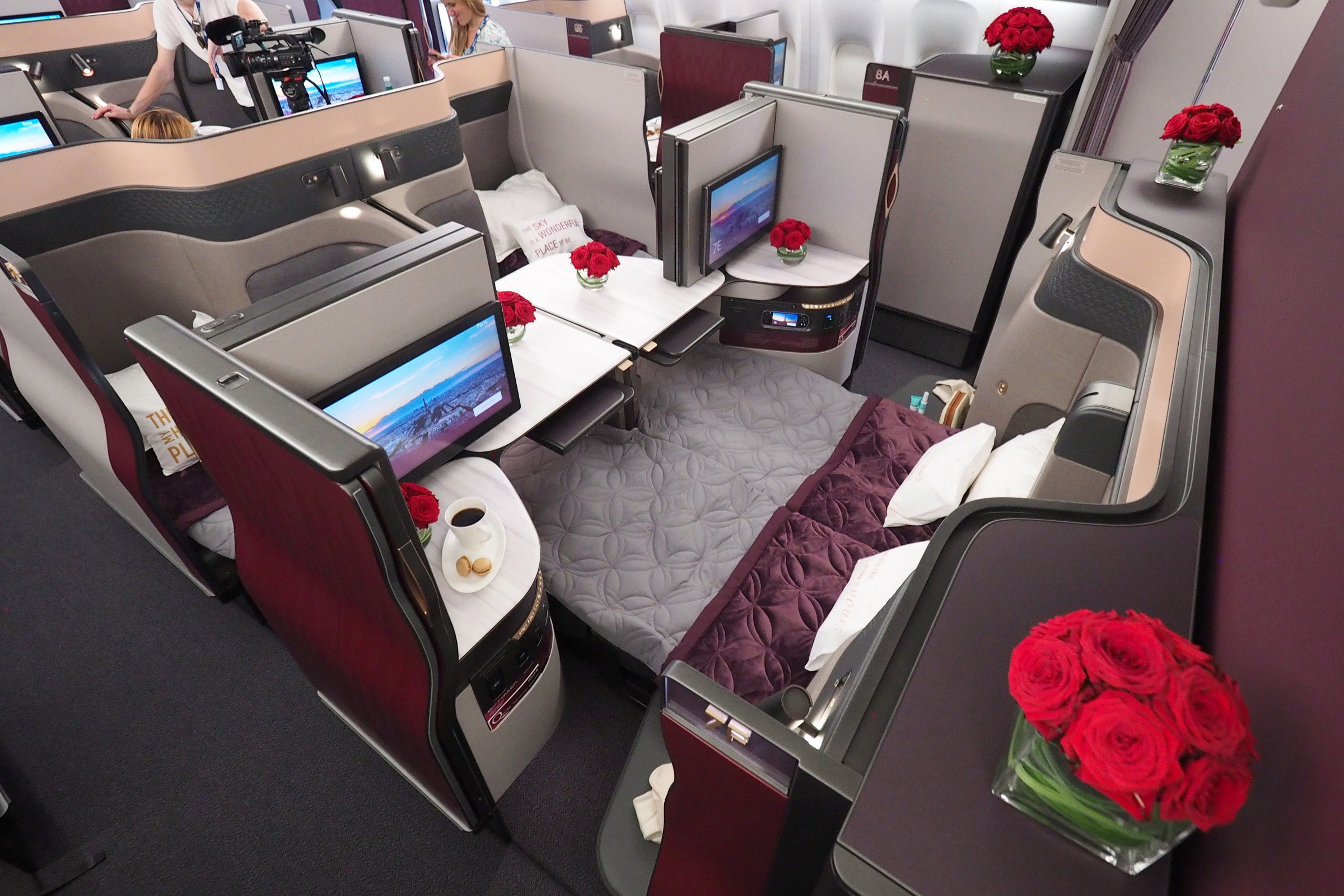 Qatar 777 Qsuite First Look