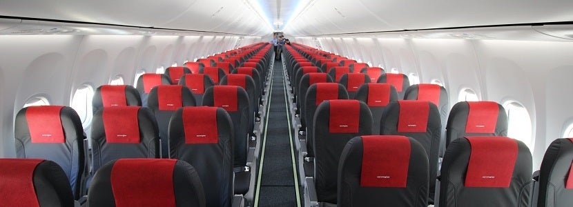 IMG Norwegian Air Boeing 737 MAX 8 cabin banner