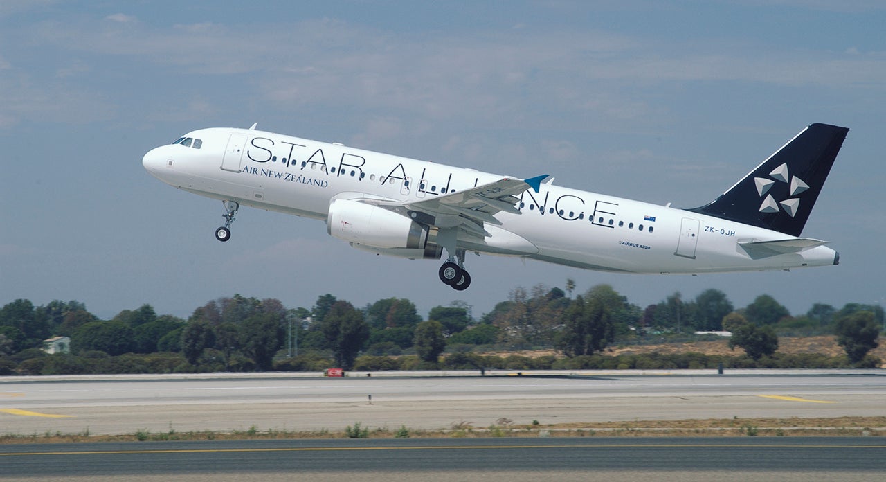 Star Alliance Air New Zealand Airbus A320