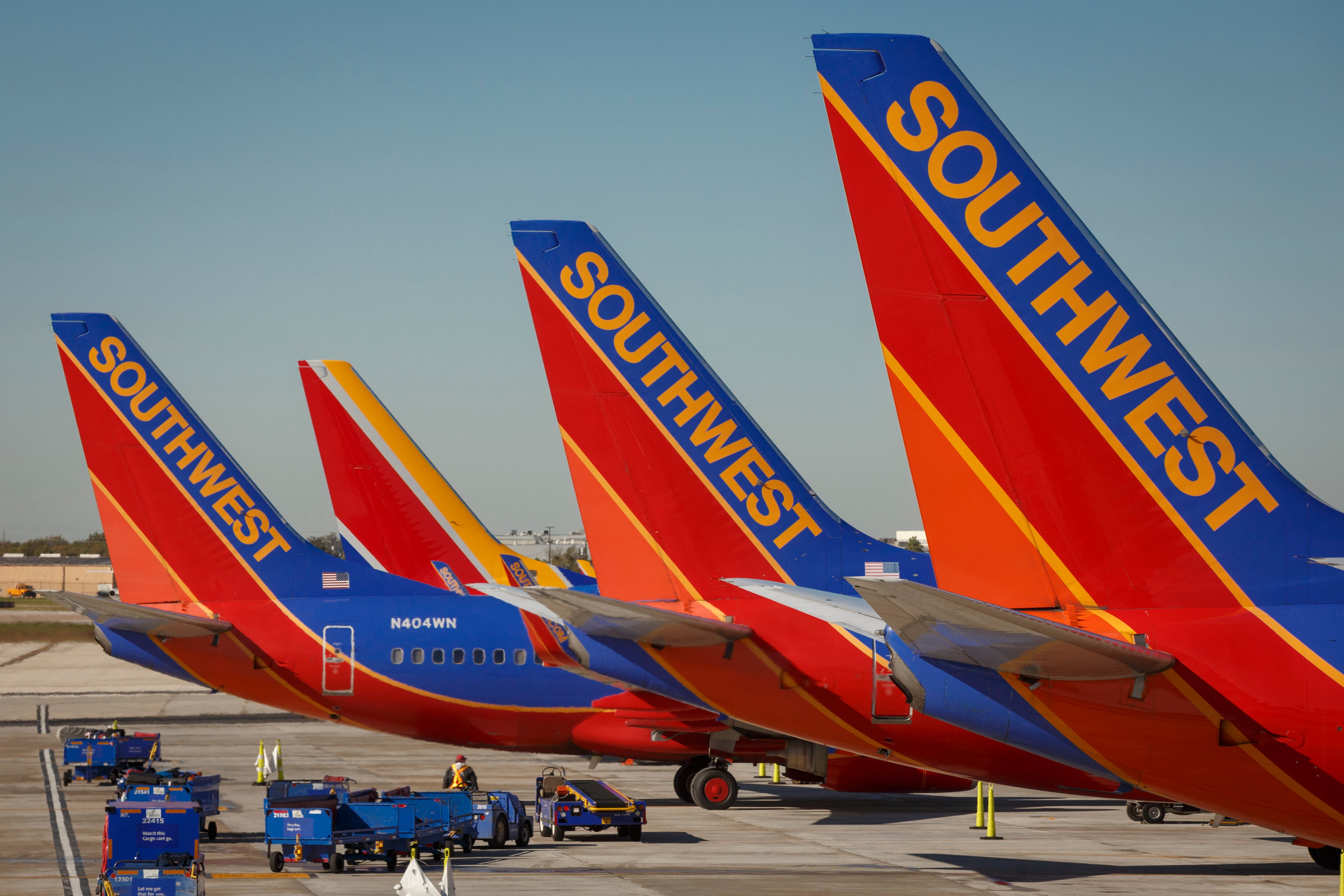 Southwest Airlines at Hobby AIrport in Houston