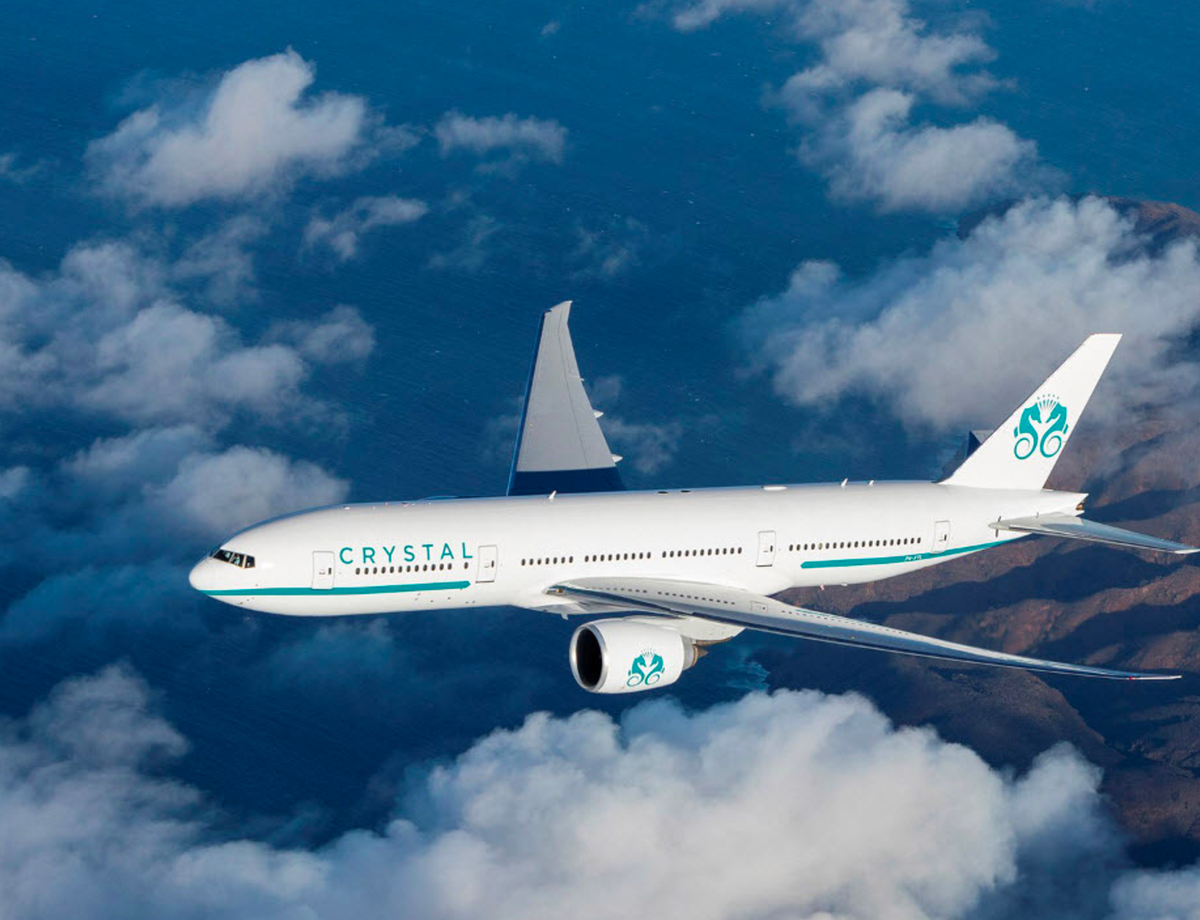 Here's How You Can Charter a Luxury Crystal Skye Boeing 777 - The ...