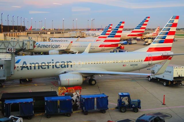 AA ORD Flagship Lounge - view of gates