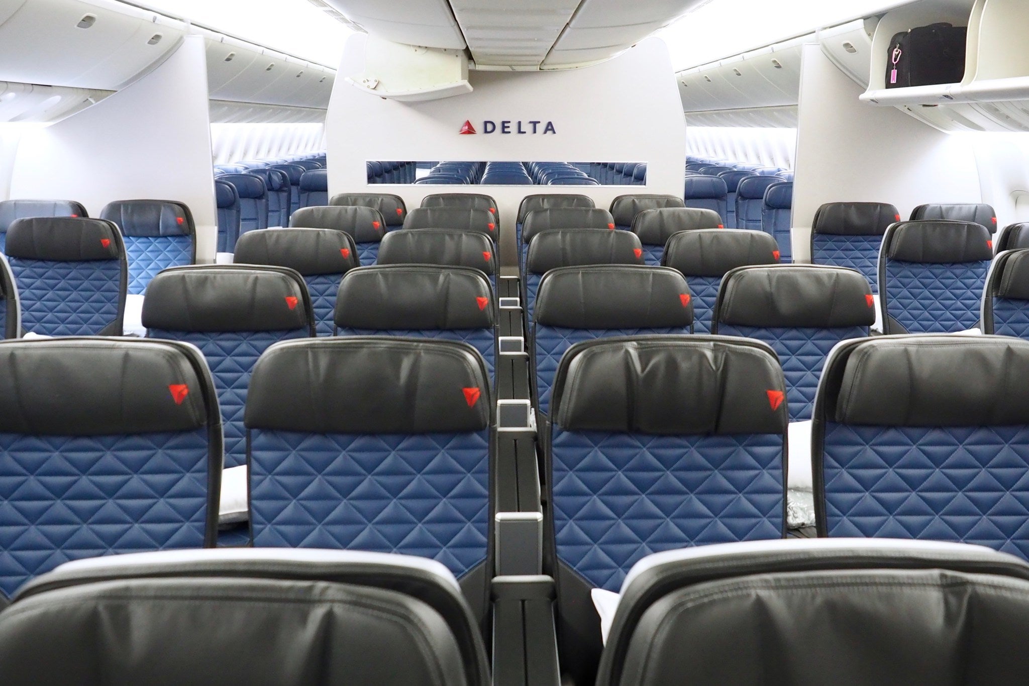 Delta's Premium Select cabin onboard a retrofitted Boeing 777-200ER
