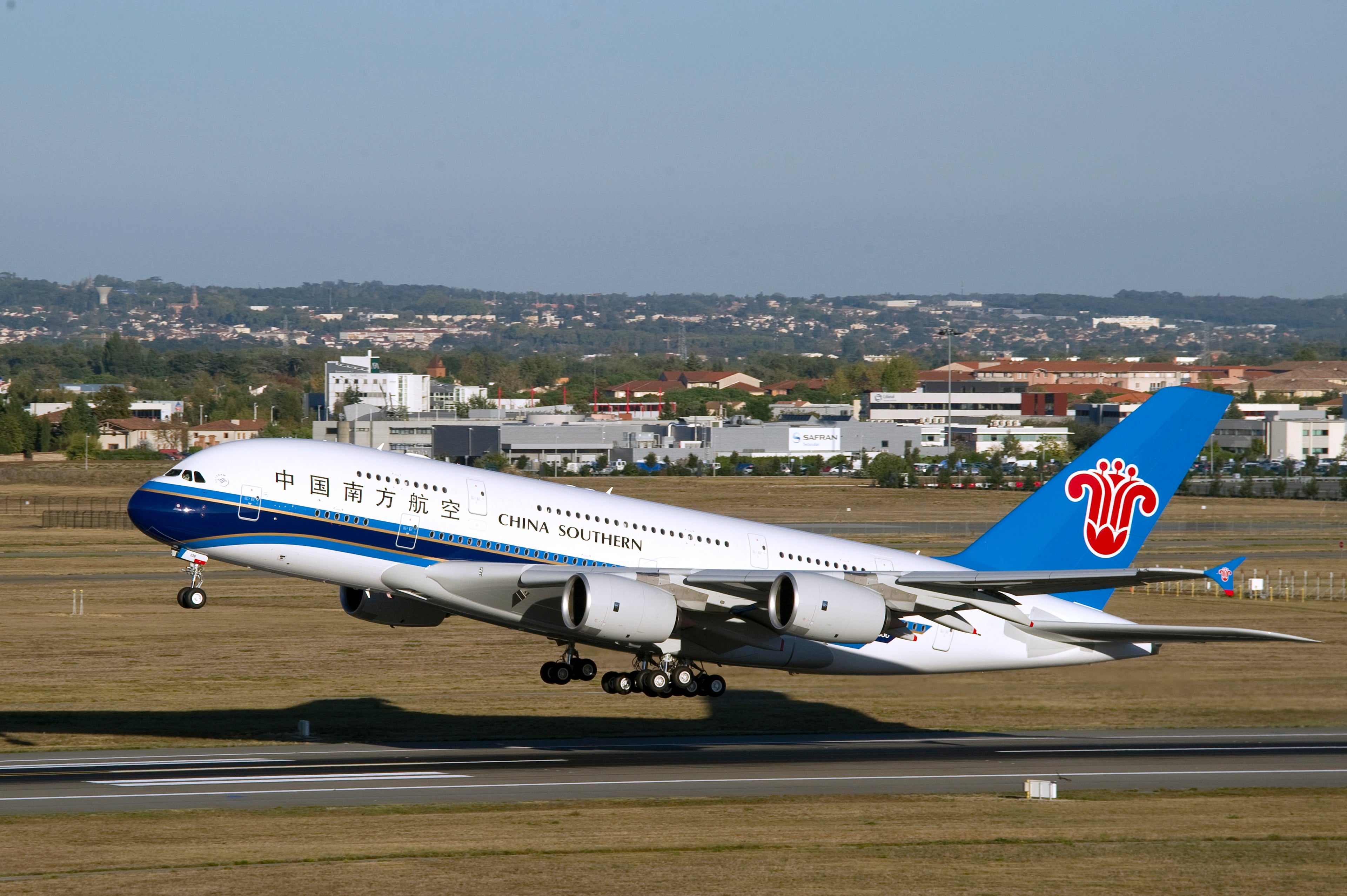 China Southern Airlines' new Airbus A380