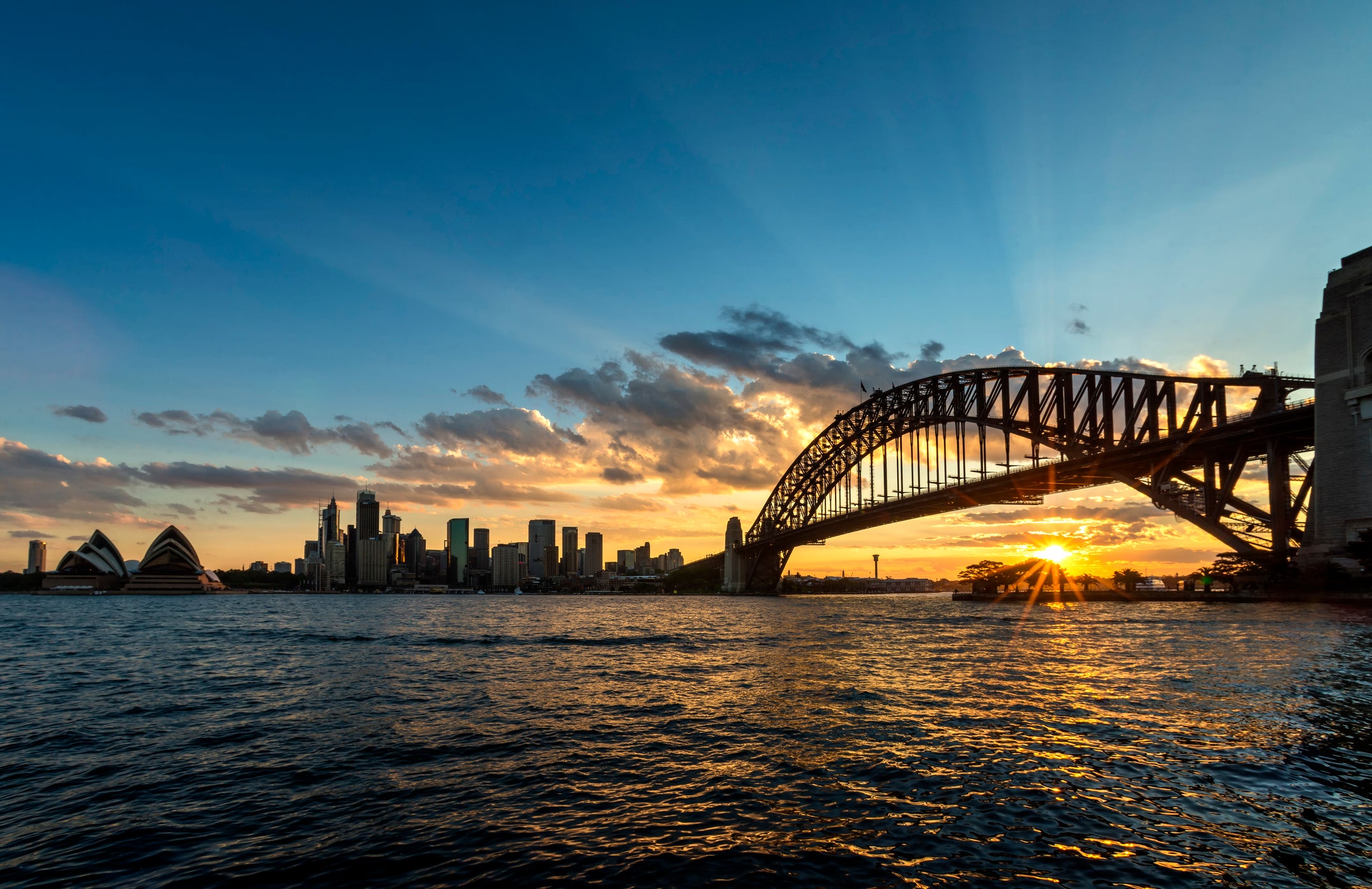 Setting Sun @ Sydney City