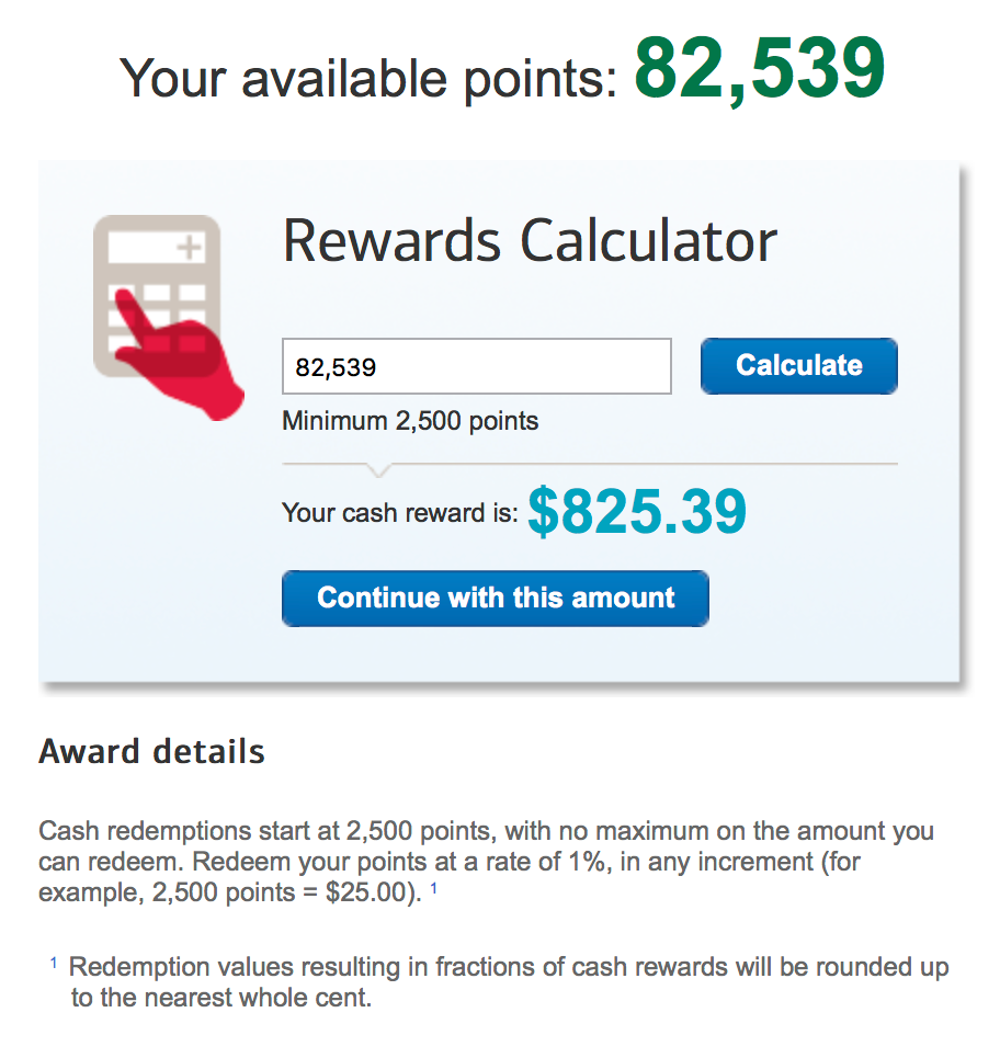 bank of america credit card points redeem