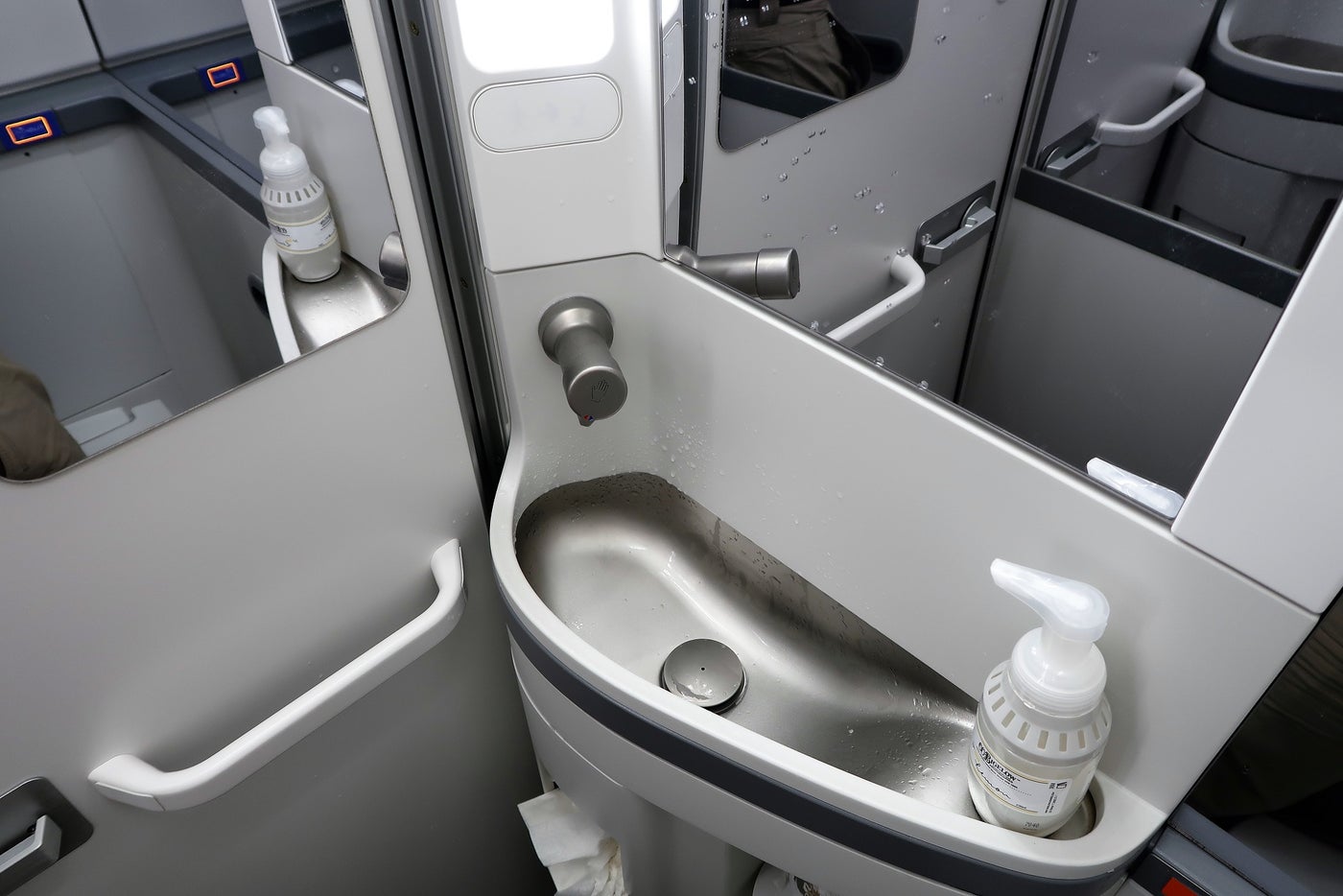 Don't Like Economy Bathrooms? Use the First Class Lav Instead