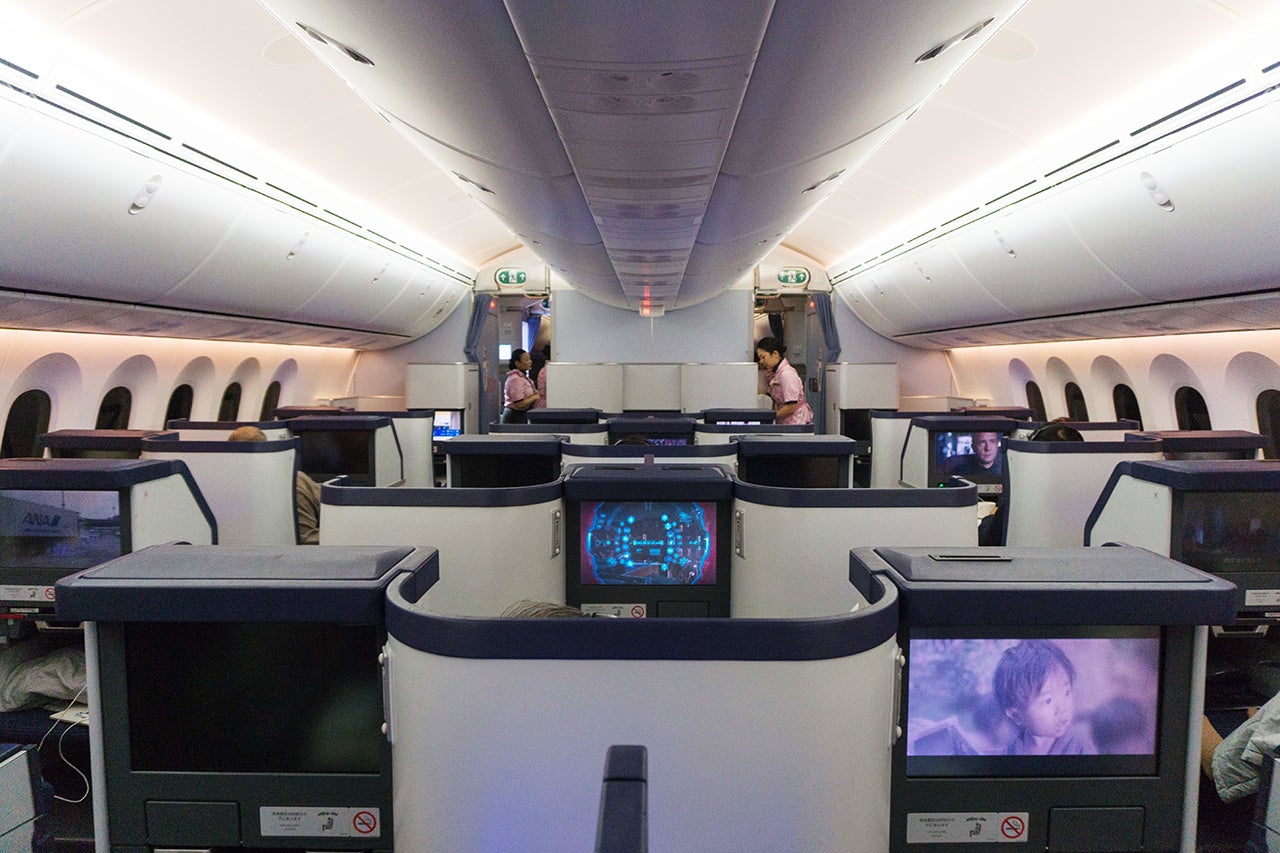 NA (787-8) Business Class from Brussels to Tokyo
