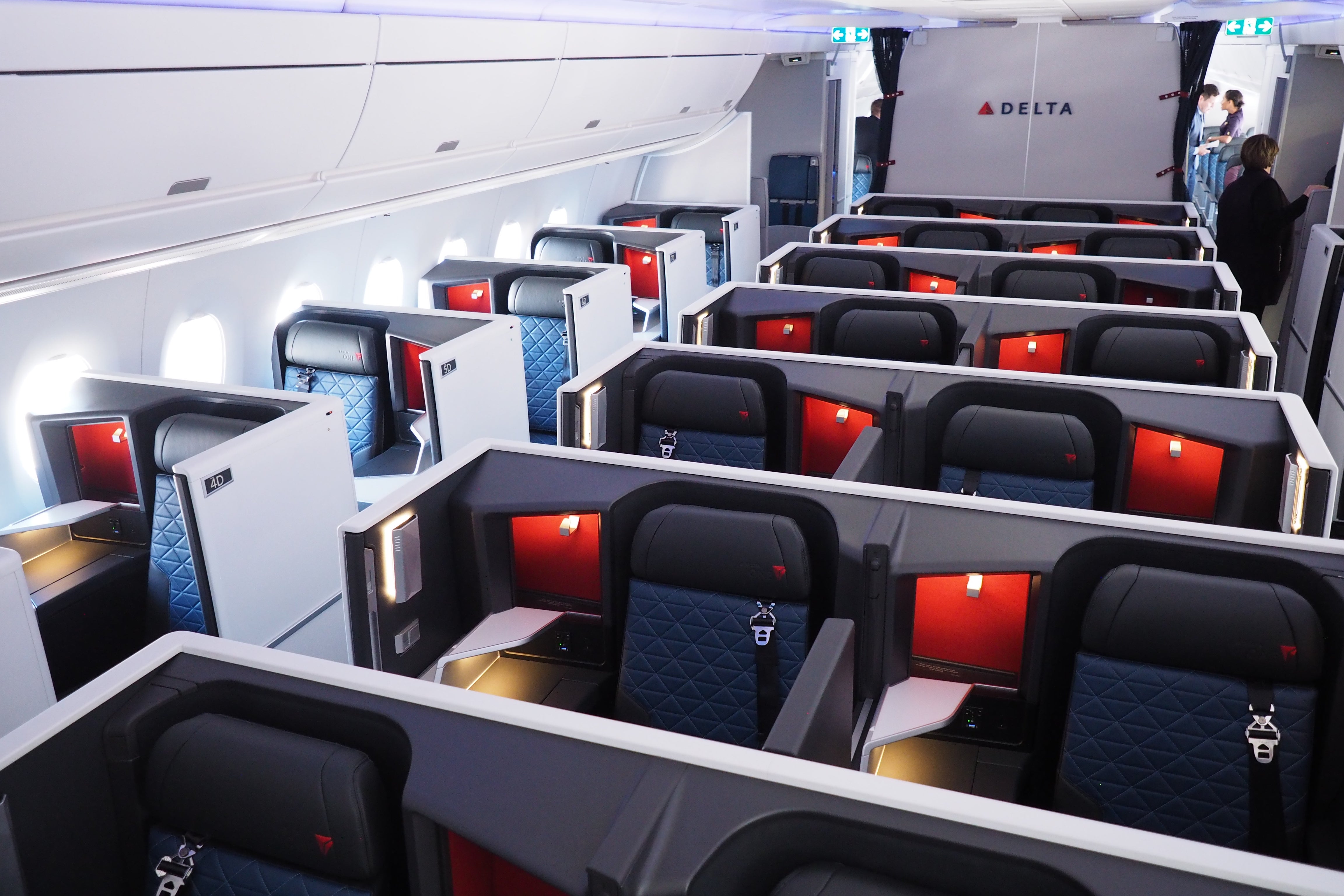 Delta One cabin on an A350