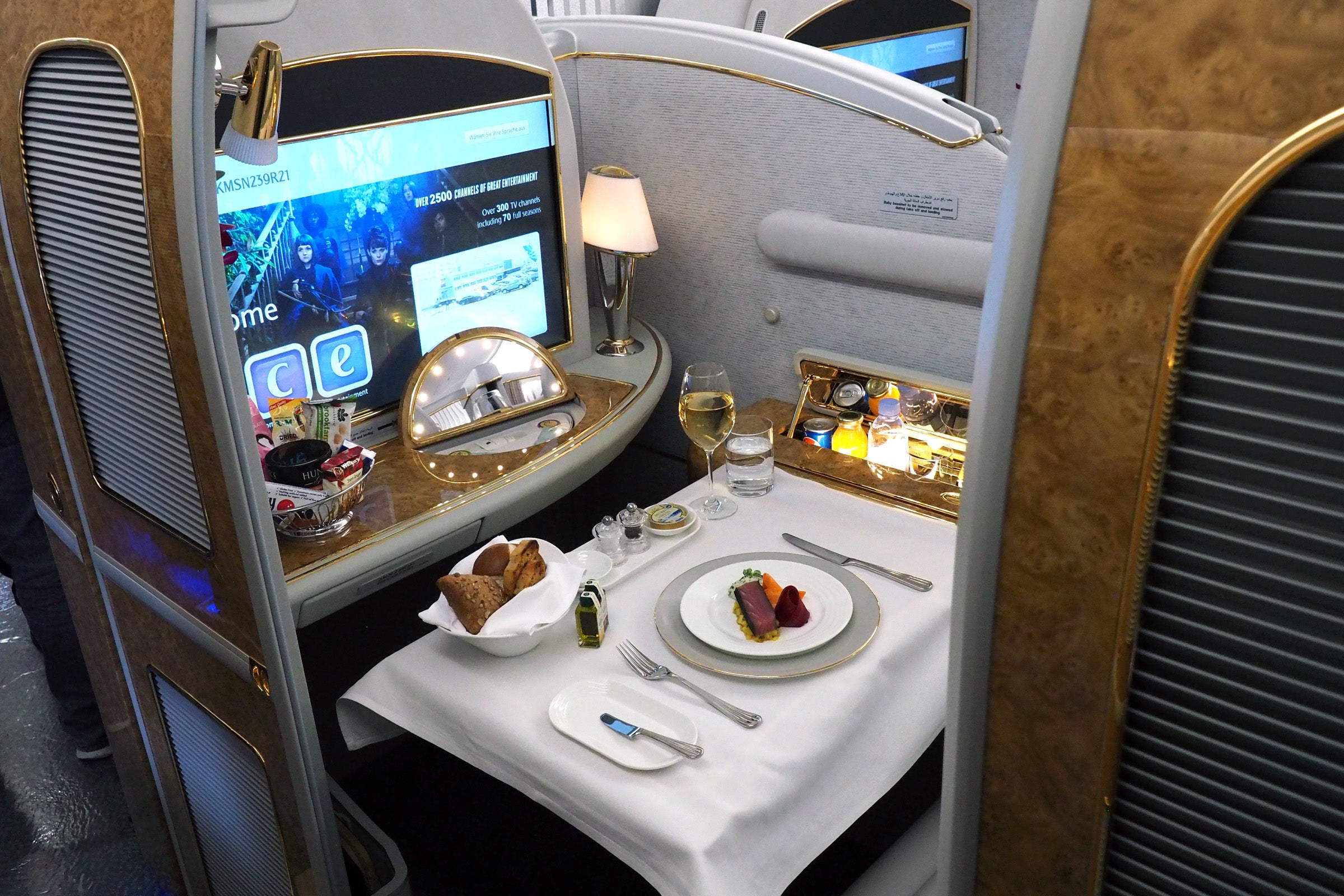 Emirates 100th A380 Tour Economy Business First Class Suites