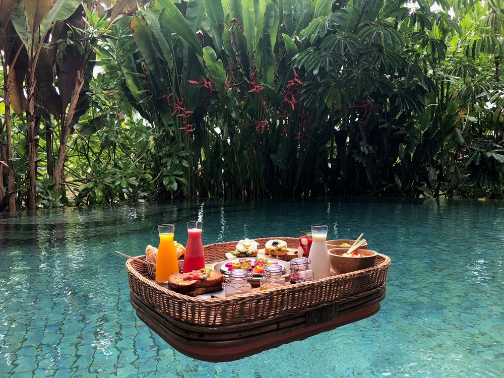 Bali Floating Breakfast Ritz