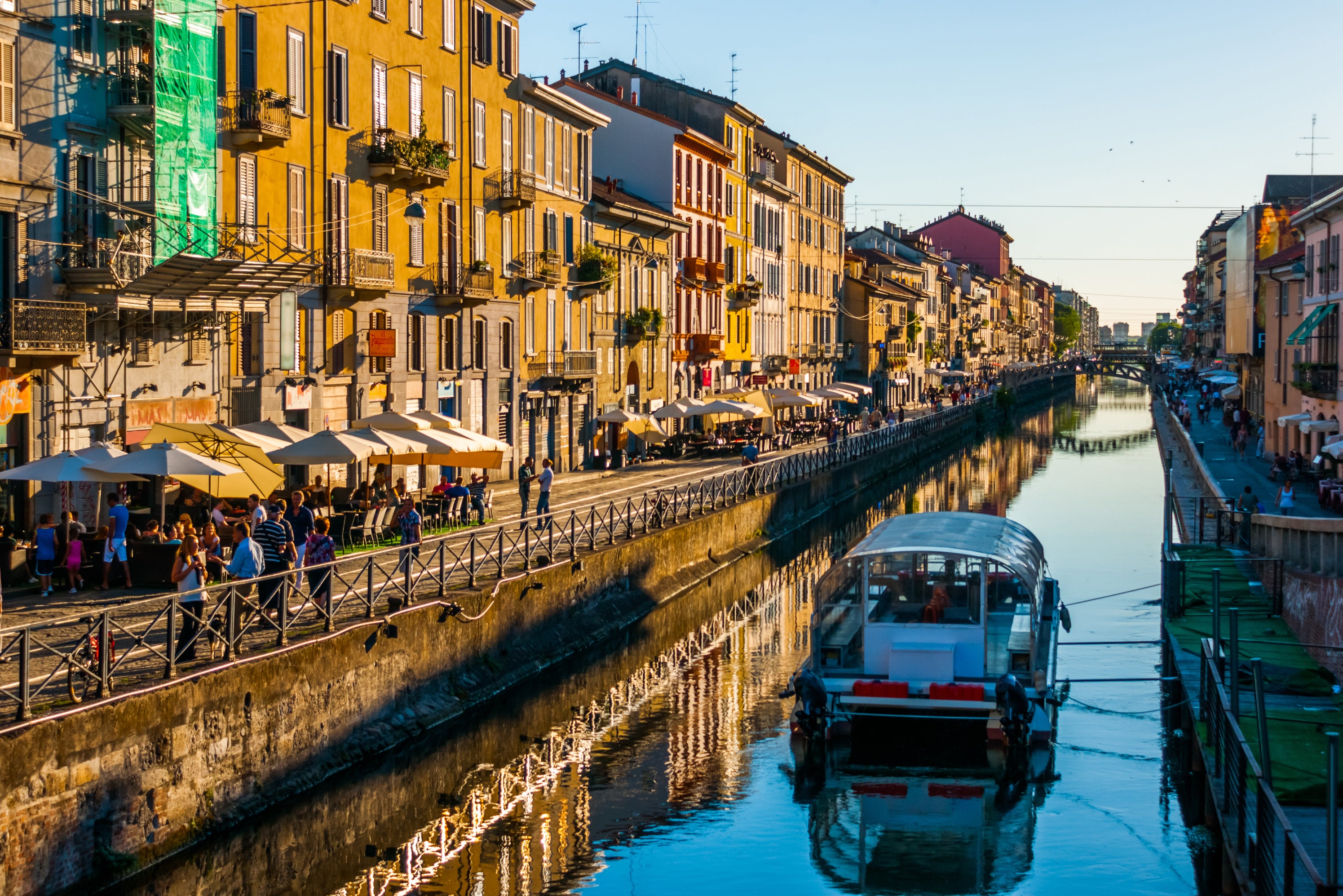 Navigli canal in Milano