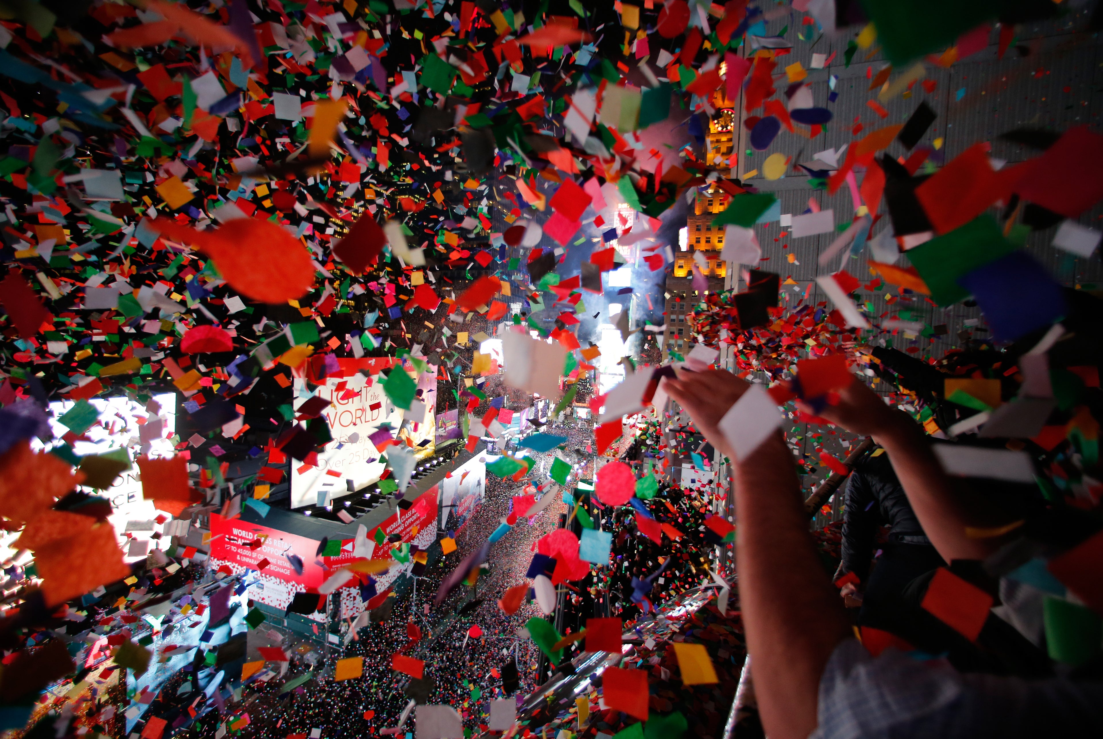 New Years Eve Celebrated In New York's Times Square