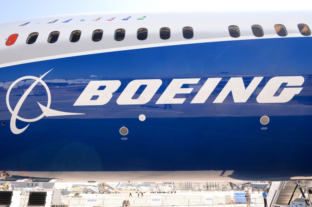 FRANCE-TRANSPORT-AVIATION-AIRSHOW-BOEING-787-10