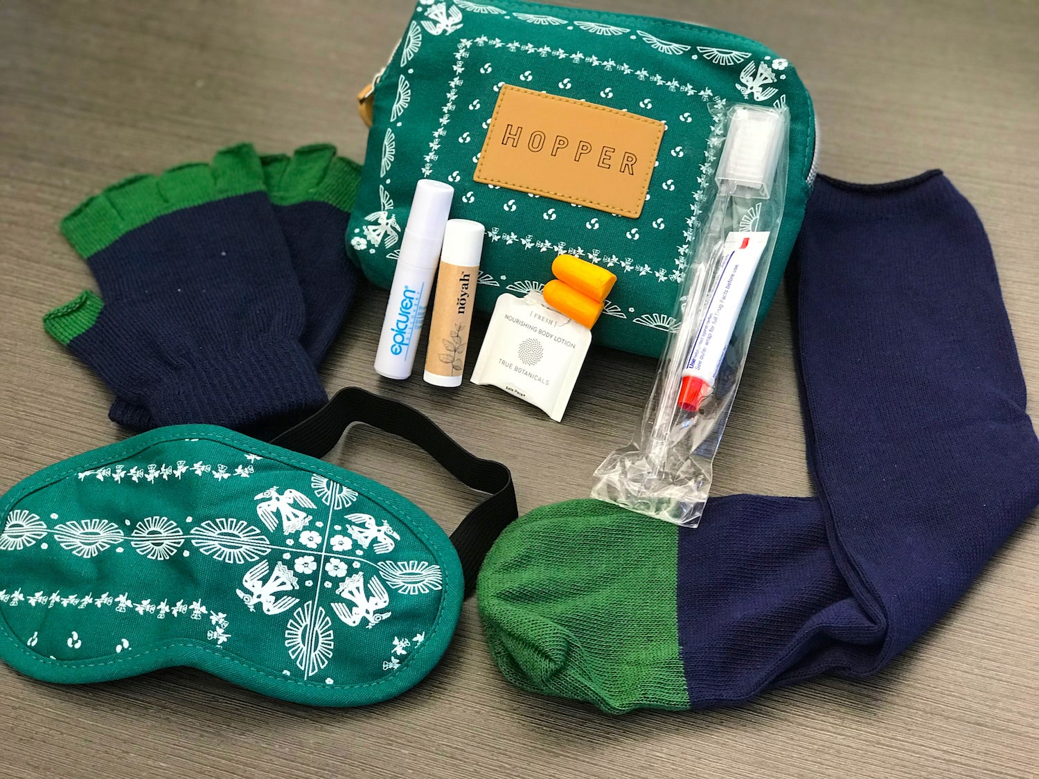 Amenity Kit Review JetBlue Mint Seasonal Kit The Points Guy