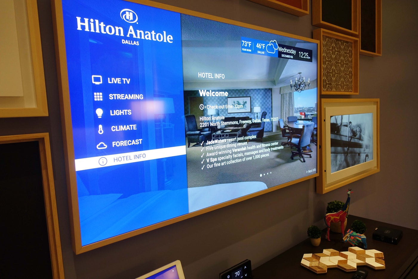 Hilton Unveils Futuristic Room Controlled by Smartphone