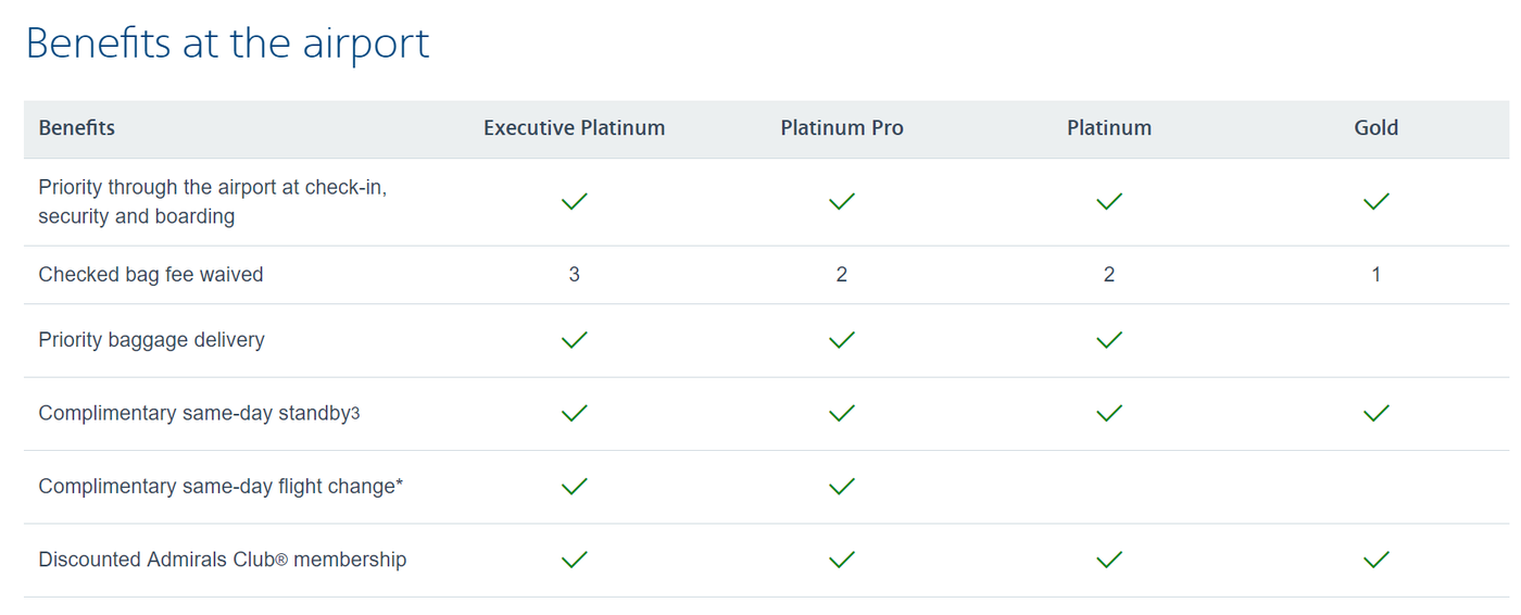 American Adds Valuable New Perk for Platinum Pro Elites