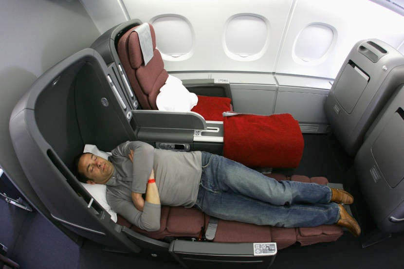 How to sleep on a plane