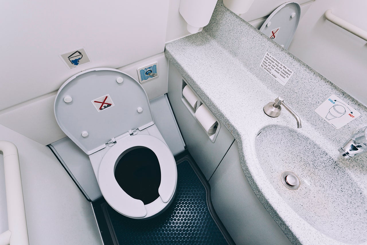 Everything You Never Wanted To Know About Airplane Toilets The