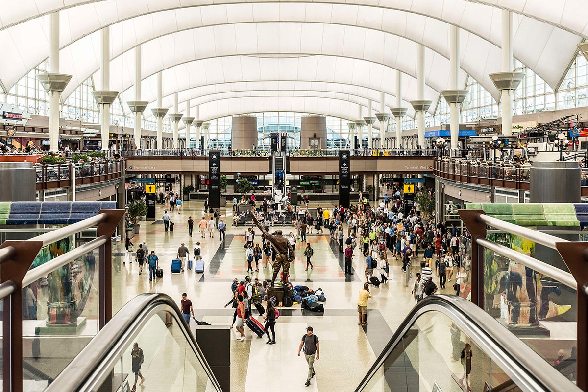 Denver International Airport Brings Back Its Ice Skating Rink The Points Guy
