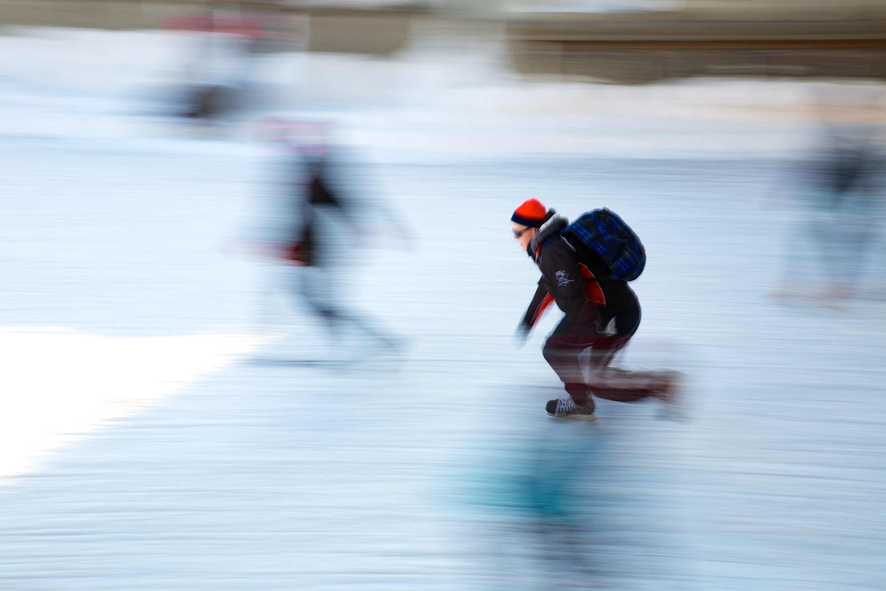 Ice Skater on the Rideau Canal