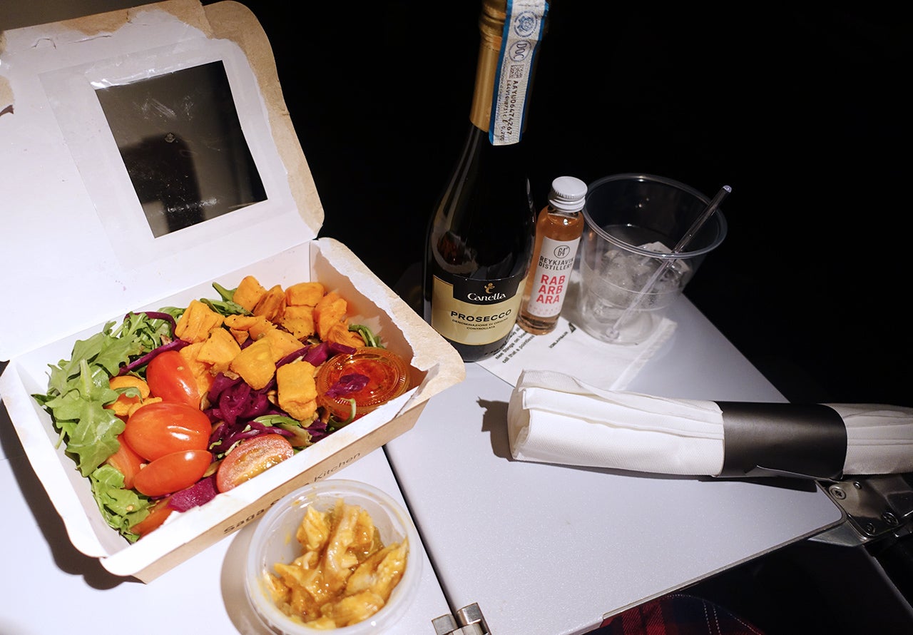 Spaced Out Economy Comfort on Icelandair from Newark