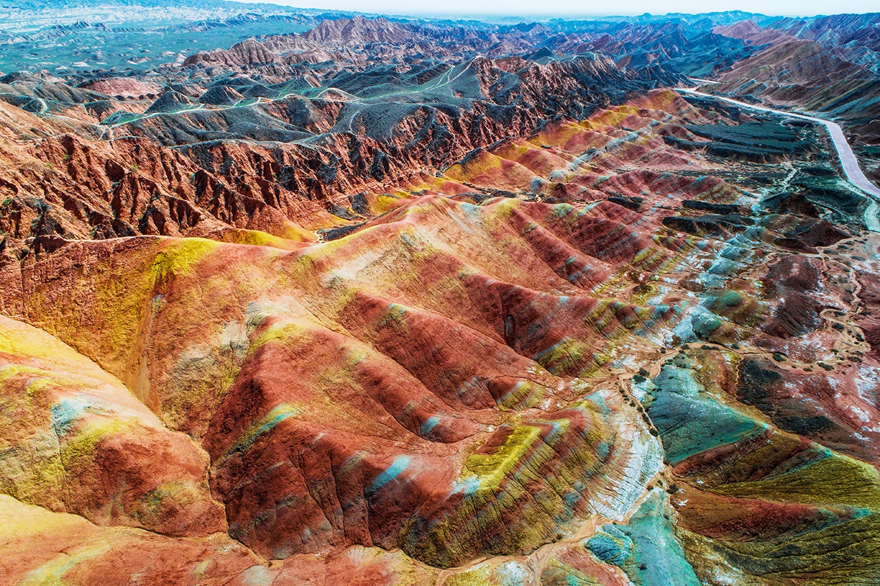 Check Out One of the World's Epic Wonders Rainbow Mountains