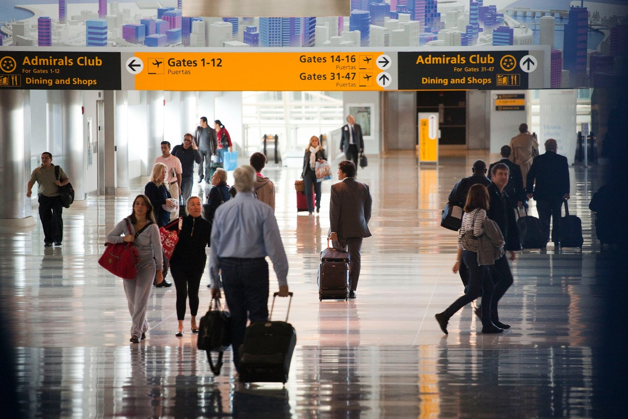 Napolitano Inspects New Advanced Imaging Technology Scanners At JFK Airport