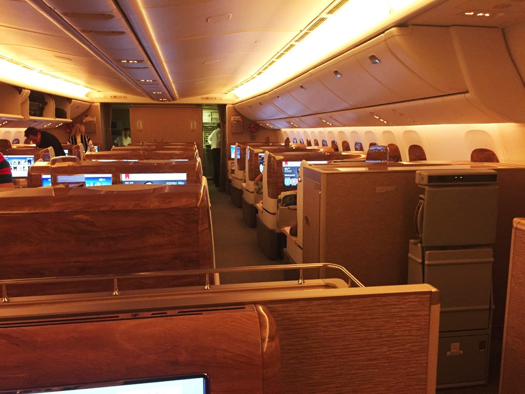 Emirates New 777 200lr Biz Class Upgrade Or Downgrade The Points Guy 5289