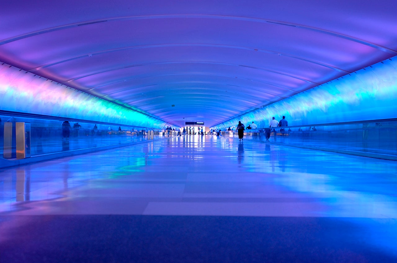 Airport Tunnel Glow