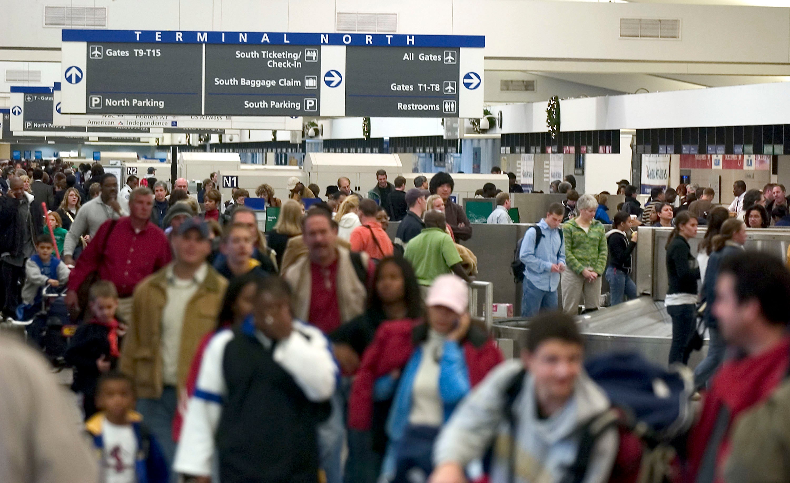 Throngs Of Travelers Return From Holiday Weekend